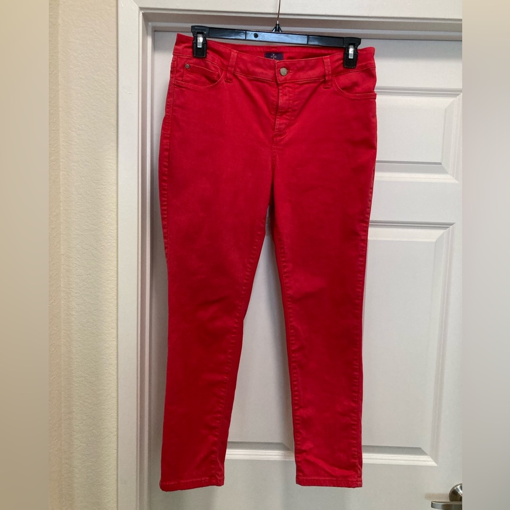 NYDJ Red Crop Jean